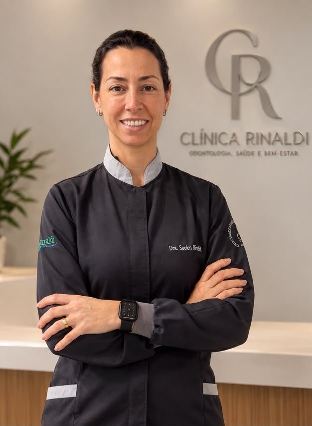Dra. Suelen Rinaldi, cirurgiã-dentista da Clínica Rinaldi em Curitiba